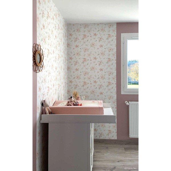 Carta da parati per bambini 10 m x 50 cm Watercolour Flowers - Lilipinso-image-3