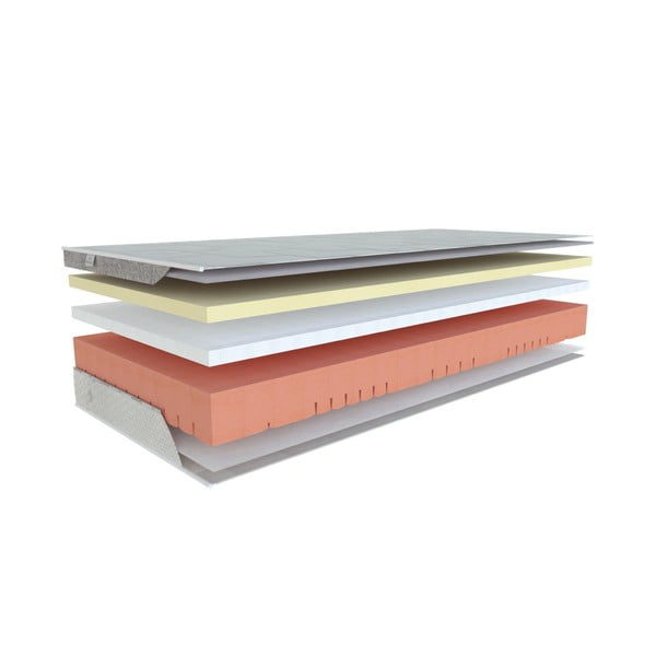 Materasso matrimoniale in schiuma dura/media 140x200 cm Galaxy Viscostar - Materasso-image-1