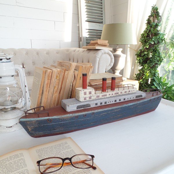 Dekorace Orchidea Milano Vintage Ship