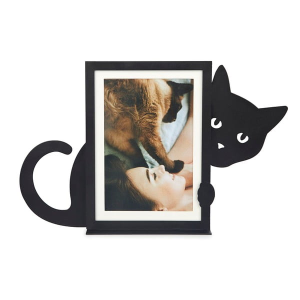 Cornice in metallo nero 31x19,5 cm Hidden Cat - Balvi