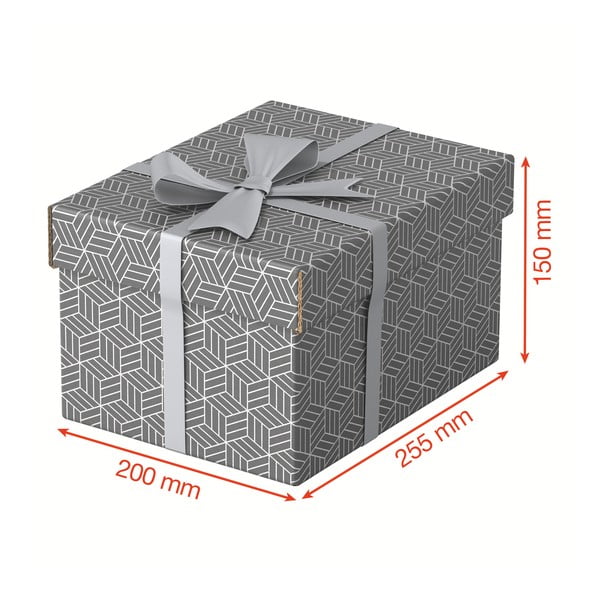 Set di 3 contenitori grigi , 20 x 25,5 cm - Esselte Home-image-2