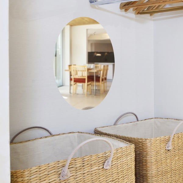 Specchio adesivo Ovale, 42 x 27 cm - Ambiance-image-1