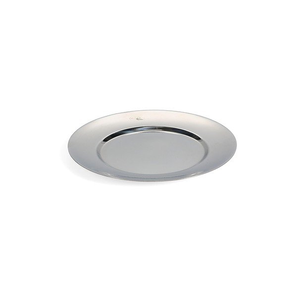 Piatto da dolce argentato in acciaio inox ø 20 cm Oryn – S|P Collection