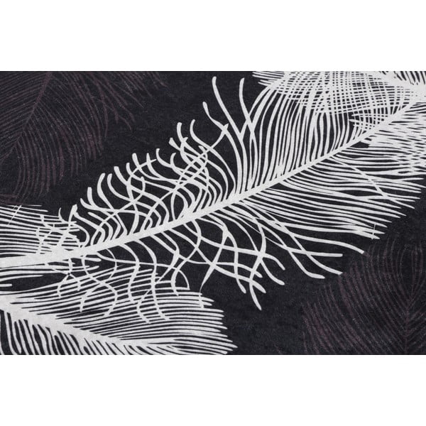 Set di tappetini per il bagno color antracite 2 pz 60x100 cm Alisan – Foutastic-image-4