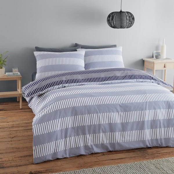 Biancheria da letto blu 200x200 cm Simplicity - Catherine Lansfield-image-2