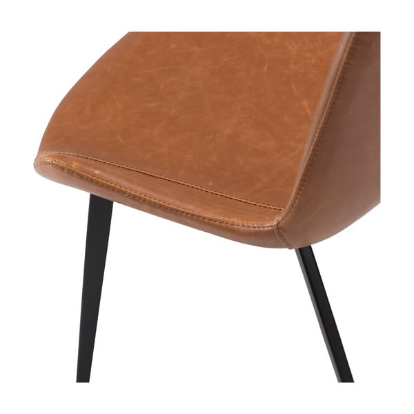 Sedia da pranzo in similpelle marrone DAN-FORM Danimarca Hype - DAN-FORM Denmark-image-3