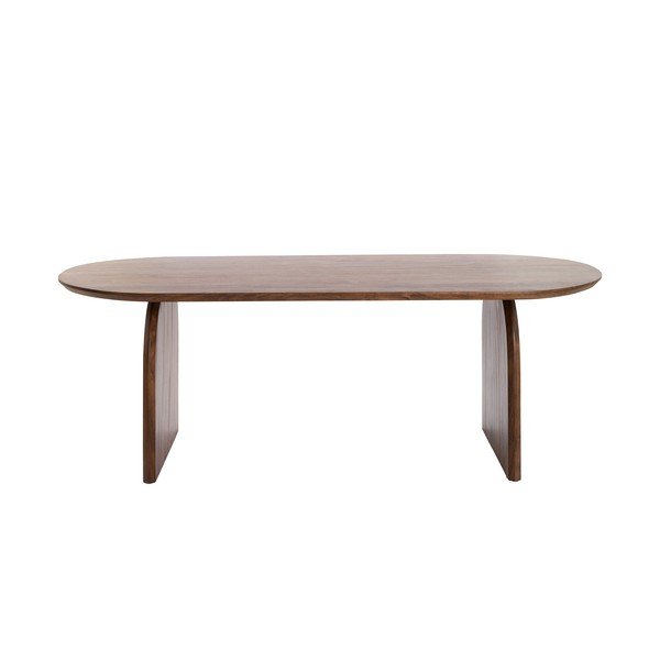 Tavolo da pranzo in acacia massiccia 100x220 cm Indore – Light & Living-image-4
