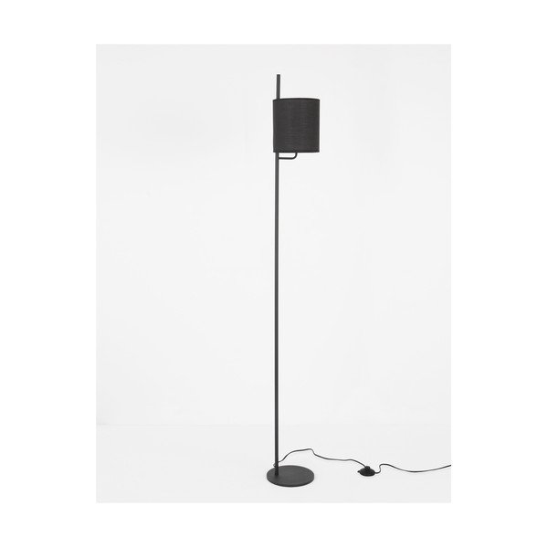 Lampada da terra nera in metallo (altezza totale 176 cm) Yama – Nova Luce-image-4