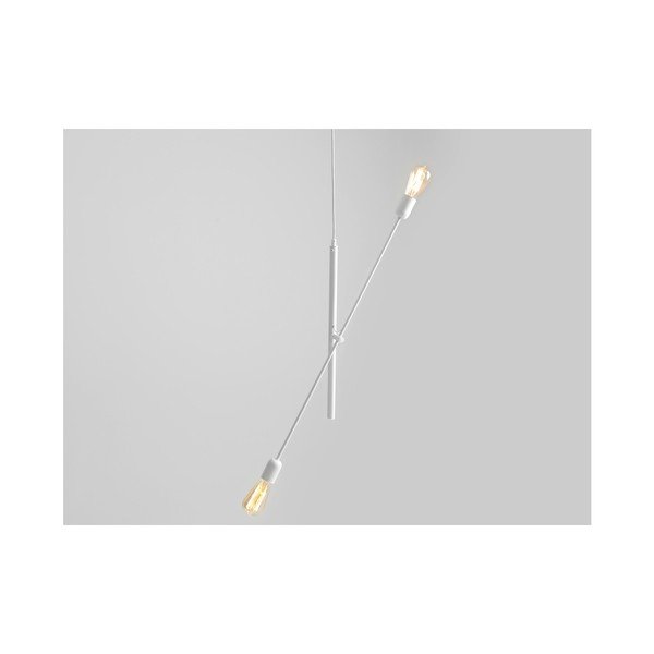 Lampada a sospensione bianca per 2 lampadine Modulo personalizzato Twigo - CustomForm-image-4