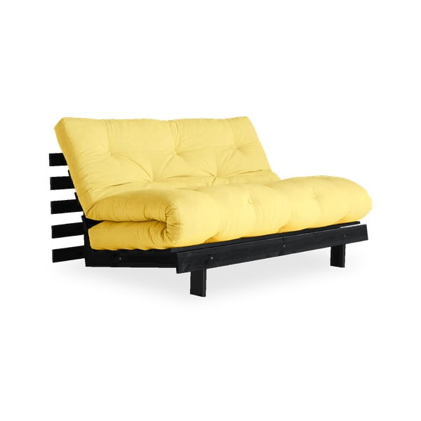Divano letto giallo 140 cm Roots - Karup Design
