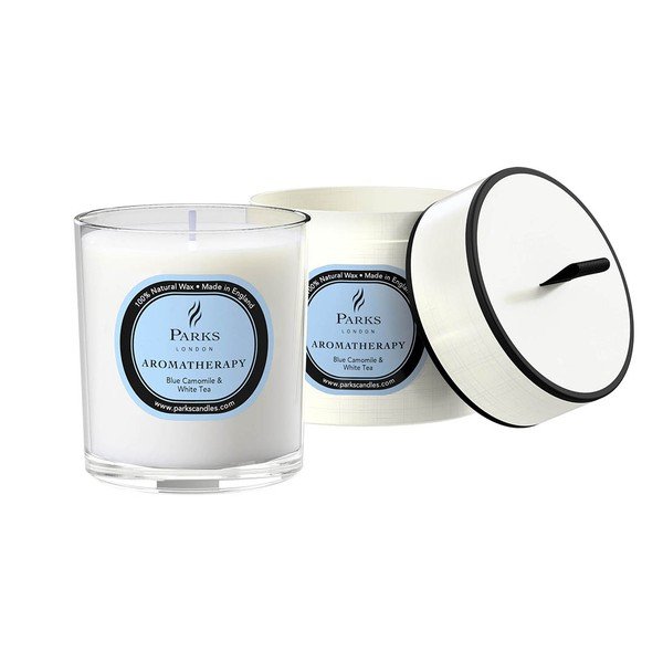 Candela profumata alla camomilla e al tè bianco , 50 ore di combustione - Parks Candles London-image-1