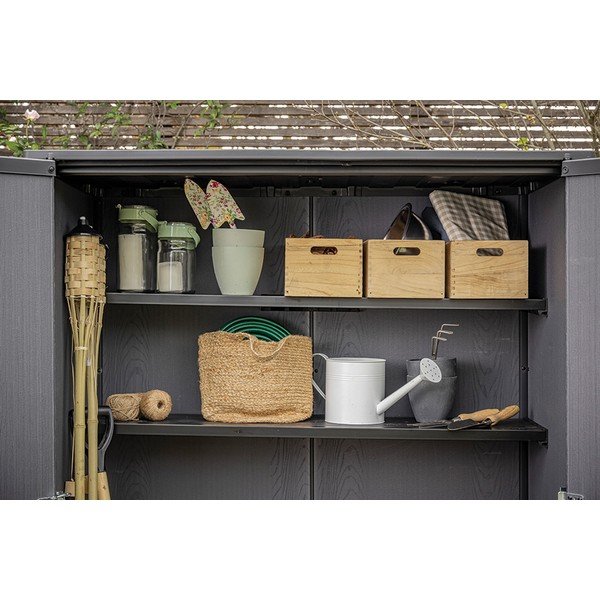 Mobile da giardino in plastica marrone - Keter-image-3