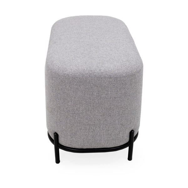 Pouf grigio, larghezza 82 cm Harry - Tenzo-image-3