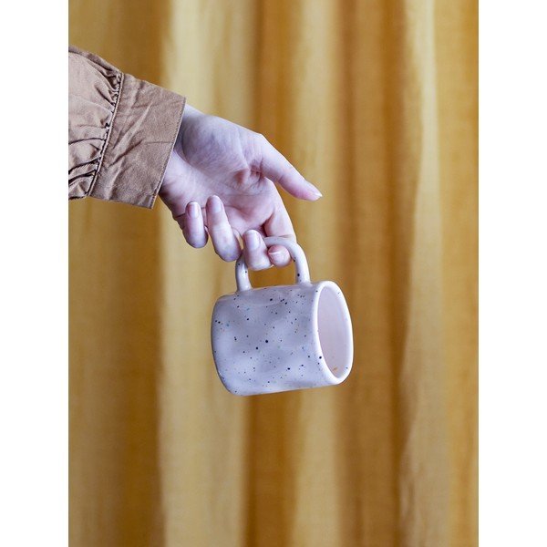 Tazza beige in gres 210 ml Sprinkle - Bloomingville-image-1