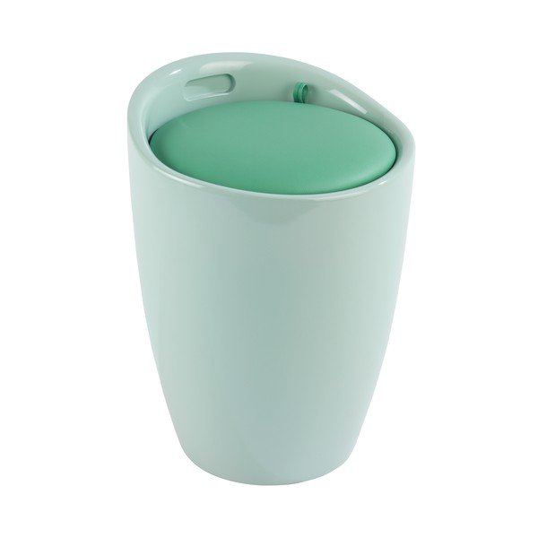 Cesto per biancheria alla menta e sgabello in uno , 20 l Candy - Wenko-image-3