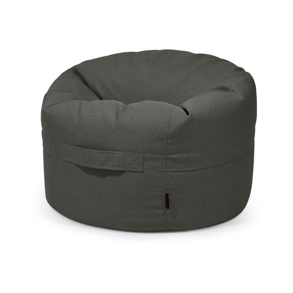 Pouf a sacco per bambini grigio scuro Roll 80 – SLOWDOWN