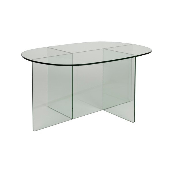Tavolino da salotto in vetro 60x80 cm Linea – Zuiver