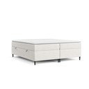 Letto boxspring crema con contenitore 140x200 cm Araya - Maison de Rêve