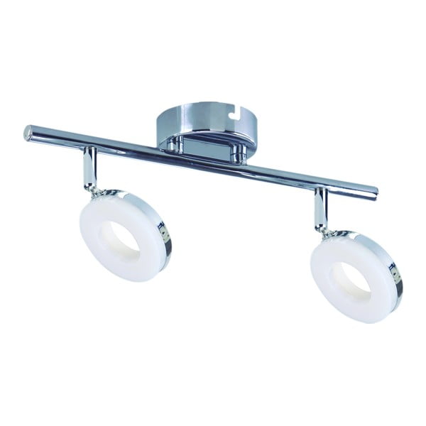 Plafoniera LED in argento lucido 27x16 cm Thema - Candellux Lighting