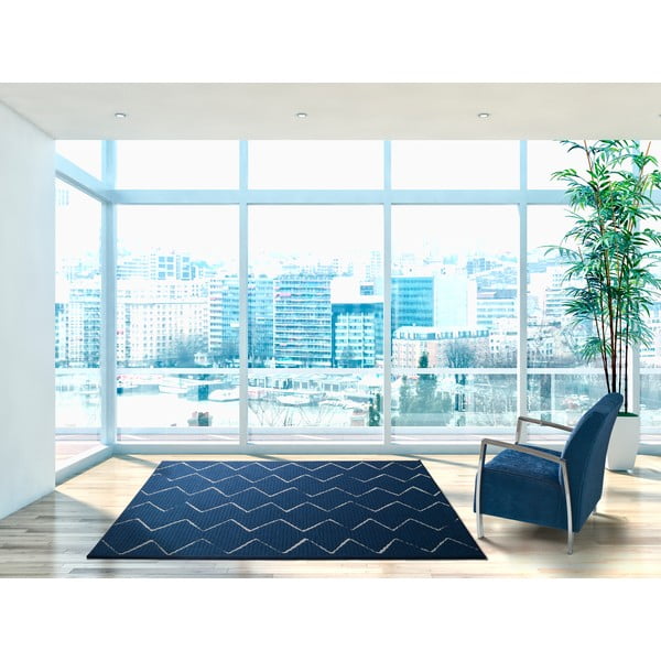 Tappeto blu per esterni Cannes, 160 x 230 cm - Universal-image-1