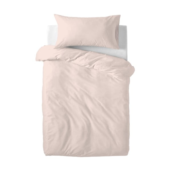 Biancheria da letto in cotone rosa chiaro per neonati, 115 x 145 cm Basic - Happy Friday