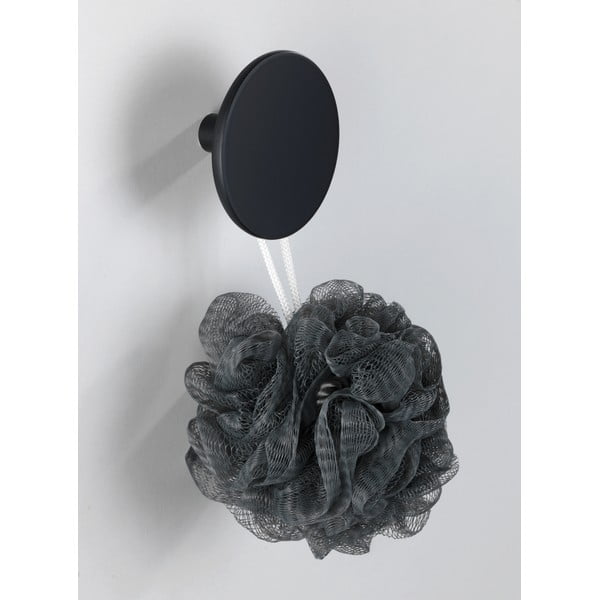 Gancio a parete nero opaco , ⌀ 8 cm Melle - Wenko-image-1