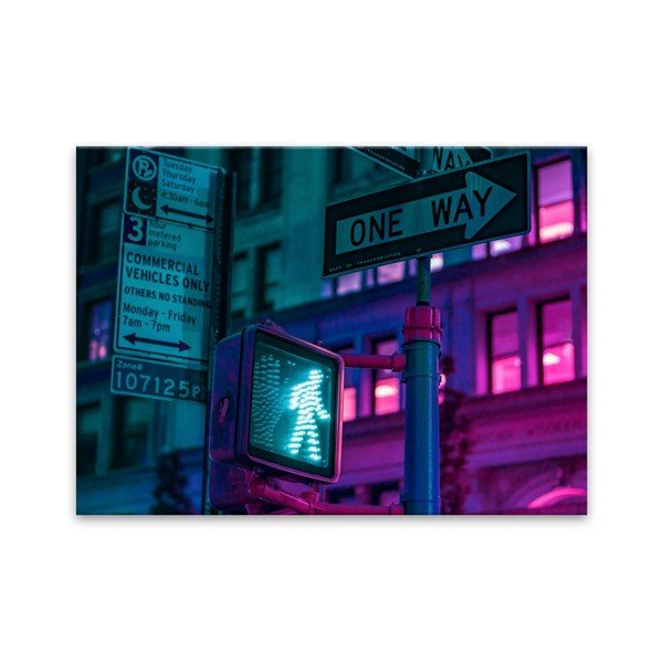 Immagine Glasspik Luce verde neon, 70 x 100 cm - Styler