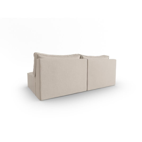 Divano beige 160 cm Mike - Micadoni Home-image-3
