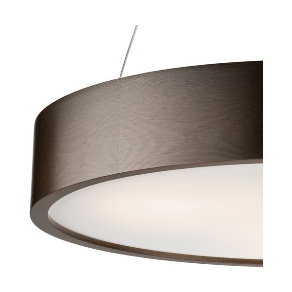 Lampada a sospensione marrone scuro con paralume in vetro ø 47 cm Eveline - LAMKUR-image-2