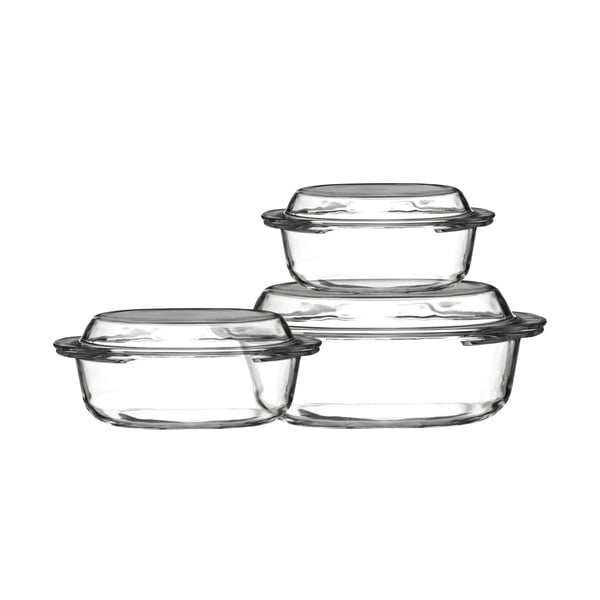 Set di pirofile in vetro 3 pz 21x24 cm Ovenlove - Premier Housewares