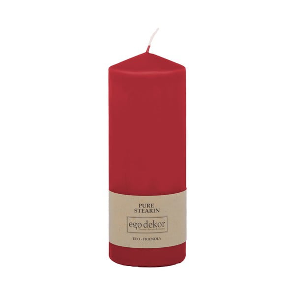 Candela rossa Top, tempo di combustione 50 h Eco - Eco candles by Ego dekor