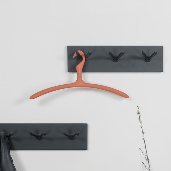 Attaccapanni da parete nero in metallo 45 cm Pull – Spinder Design-image-1