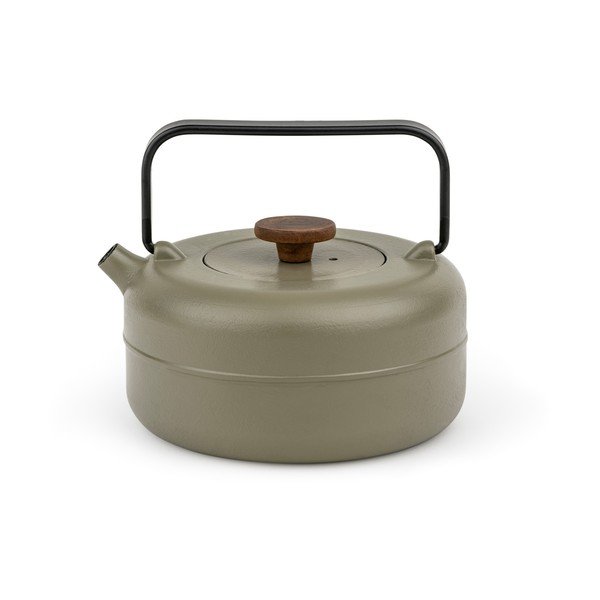 Teiera color kaki in ghisa con filtro 750 ml Henan – Bredemeijer