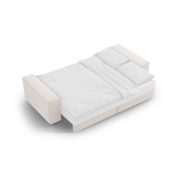 Divano letto beige 247 cm Jodie - Micadoni Home-image-4