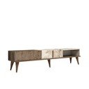 Mobile TV colore naturale in marmo 180x40 cm Milan - Kalune Design