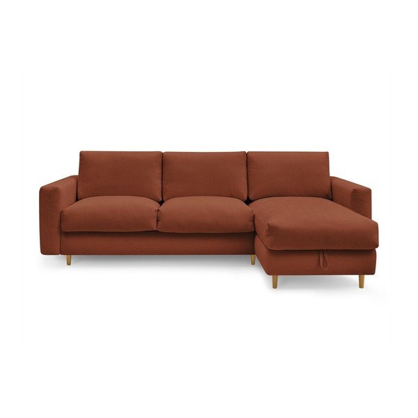 Divano angolare arancione Nouveau Cocoone – Bobochic Paris