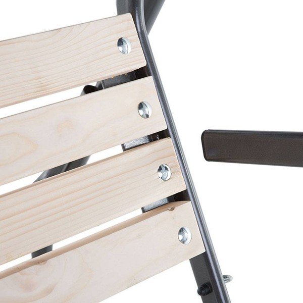 Altalena da giardino in metallo Toledo - Rojaplast-image-3