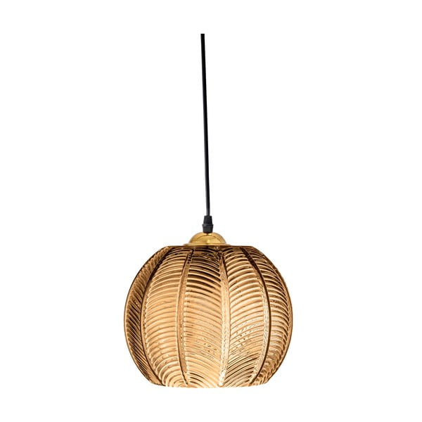 Lampadario color ambra con paralume in vetro ø 22 cm Adar – Bloomingville