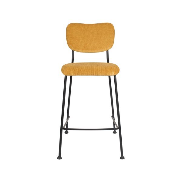 Sgabelli da bar giallo ocra in set di 2 92 cm Benson - Zuiver-image-1