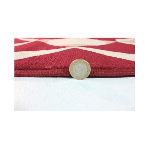 Červený koberec Flair Rugs Carnaby Element Red, 160 x 230 cm-image-1