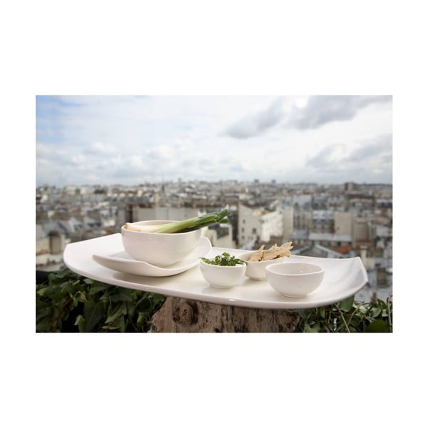 Piatto quadrato in porcellana bianca Villeroy & Boch , 50 x 25 cm Urban Nature - Villeroy&Boch-image-1