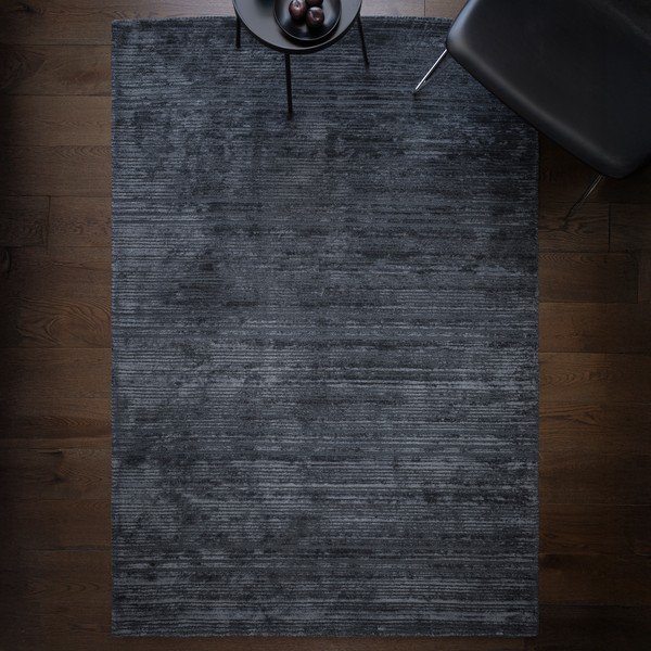 Tappeto in misto lana tessuto a mano color petrolio 160x230 cm Henley Petrol - Asiatic Carpets-image-1