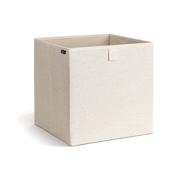 Scatola beige in tessuto 32x31,5x31,5 cm Soft Storage Cube – Bigso-image-4