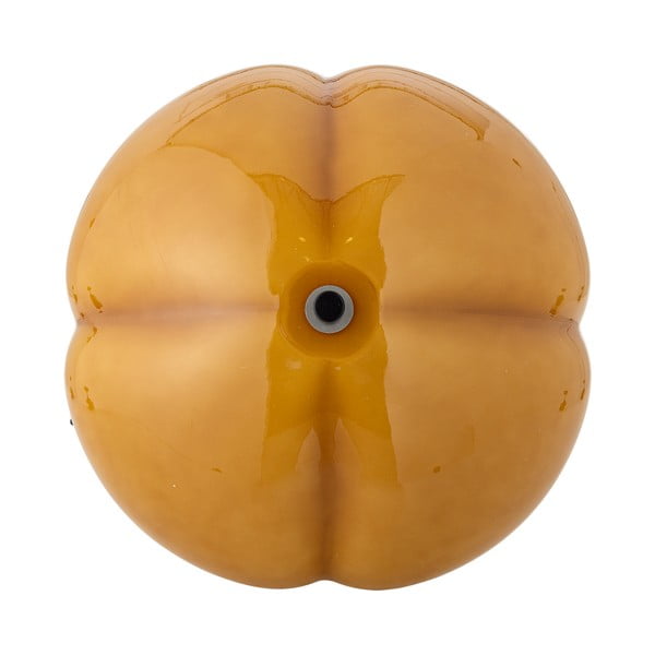 Lampada da tavolo giallo ocra con paralume in vetro (altezza totale 46,5 cm) Kinoko – Bloomingville-image-4