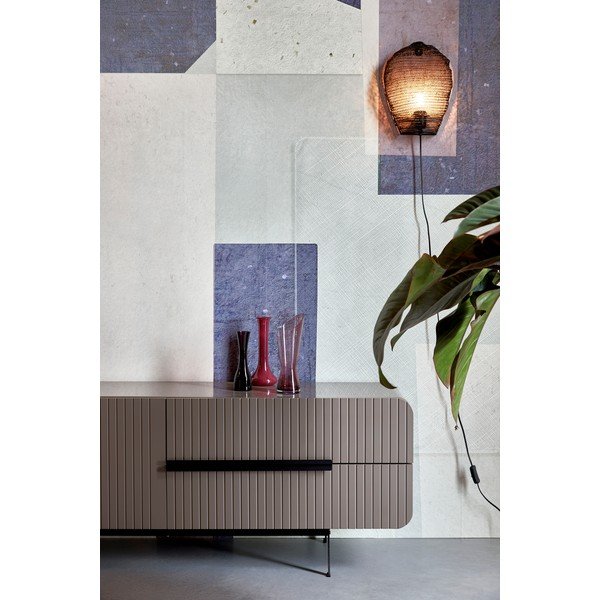 Lampada da parete nera Lena - White Label-image-3