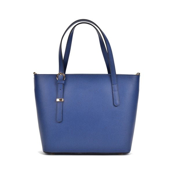 Modrá kožená kabelka Mangotti Bags Francesca-image-1
