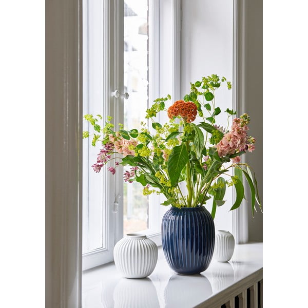 Vaso in ceramica bianca Hammershøi - Kähler Design-image-1