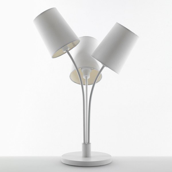 Bílá stolní lampa Tomasucci Tris