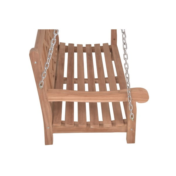 Dondolo sospeso da giardino in legno colore naturale Latoa - Garden Pleasure-image-3