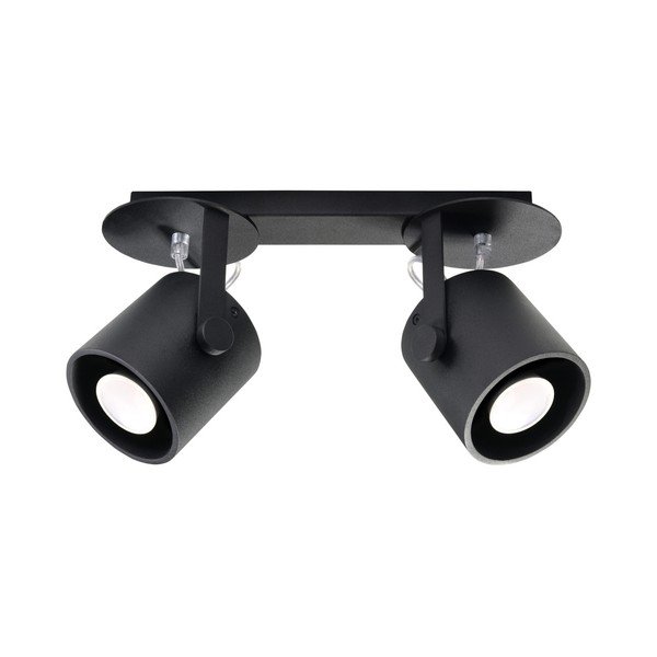 Lampada da soffitto nera Lea 2 - Sollux